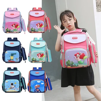 Рюкзак для детей 5-9 лет, школьная сумка для учащихся начальной школы, сумка для карандашей, рюкзак для милой девочки из мультфильма, школьная сумка для мальчика из детского сада