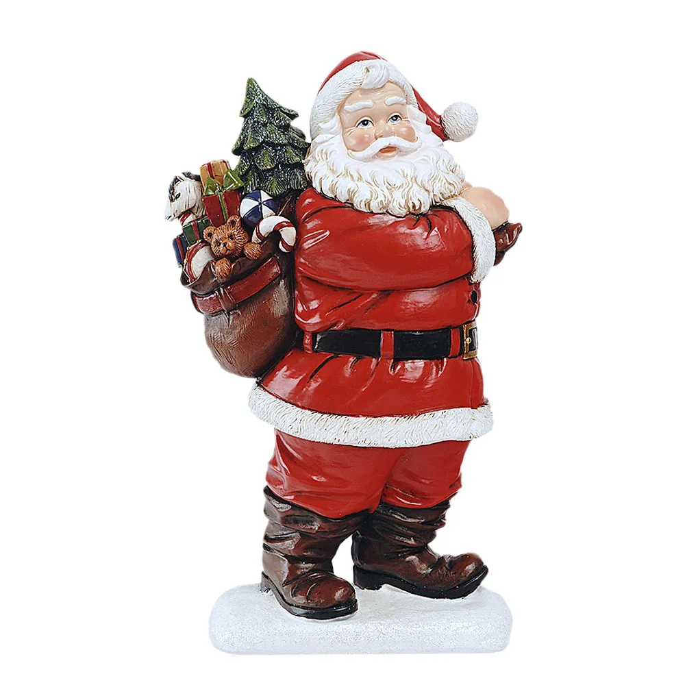 Украшения Санта-Клауса, Рождественские украшения, материал смолы, Европейский стиль, праздничный подарок, изделия ручной работы, Кабинет, гостиная