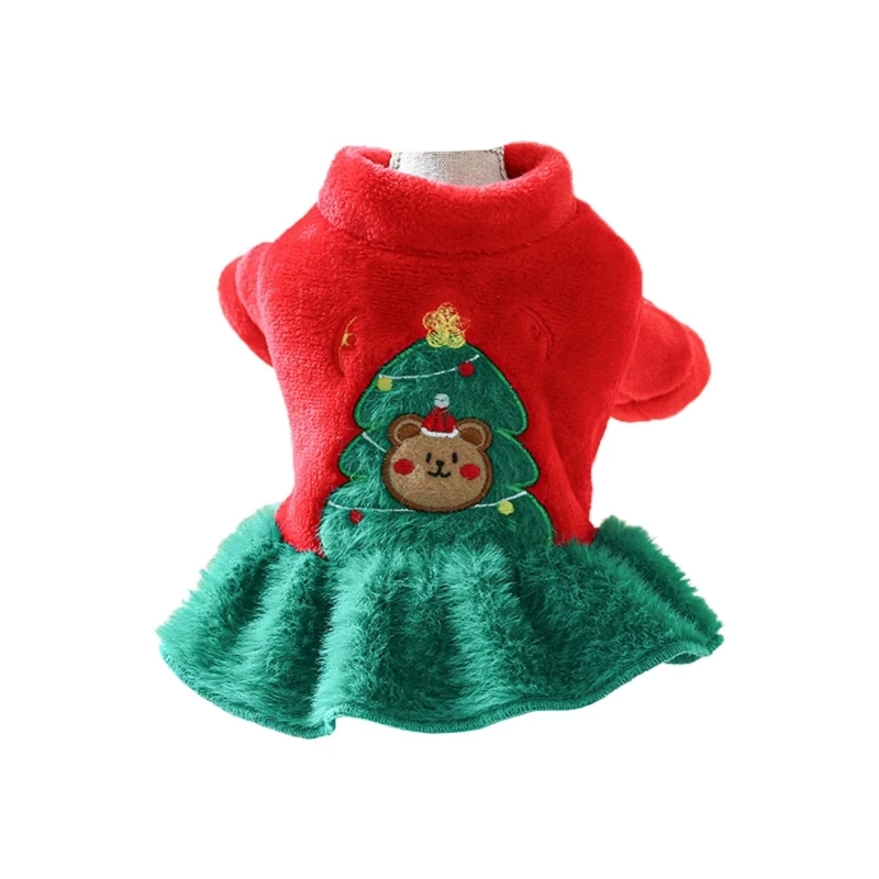 K1MF Рождественское Пальто для собак для пеших прогулок, Кемпинга, Куртки для собак Среднего и Крупного размера, Рождественское Тематическое Платье для Щенка