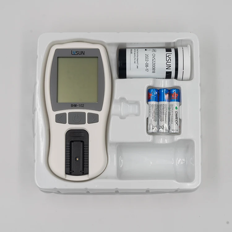 Ручной анализатор Гемоглобина Lysun Для быстрого анализа крови Мини-метр BHM-102