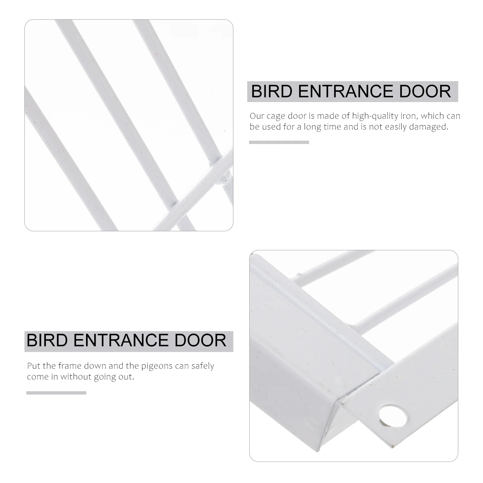 Железная перекладина для птичьей двери 1шт, активная дверца для птичьей клетки, Железная перекладина, Входная дверь для голубей
