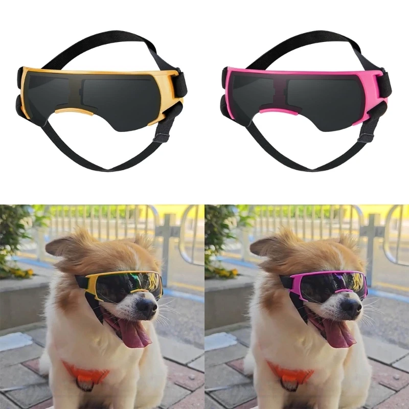 Маленькие солнцезащитные очки для домашних животных Солнцезащитные очки для собак Солнцезащитные очки для щенков Косплей Фотоинструменты 090C