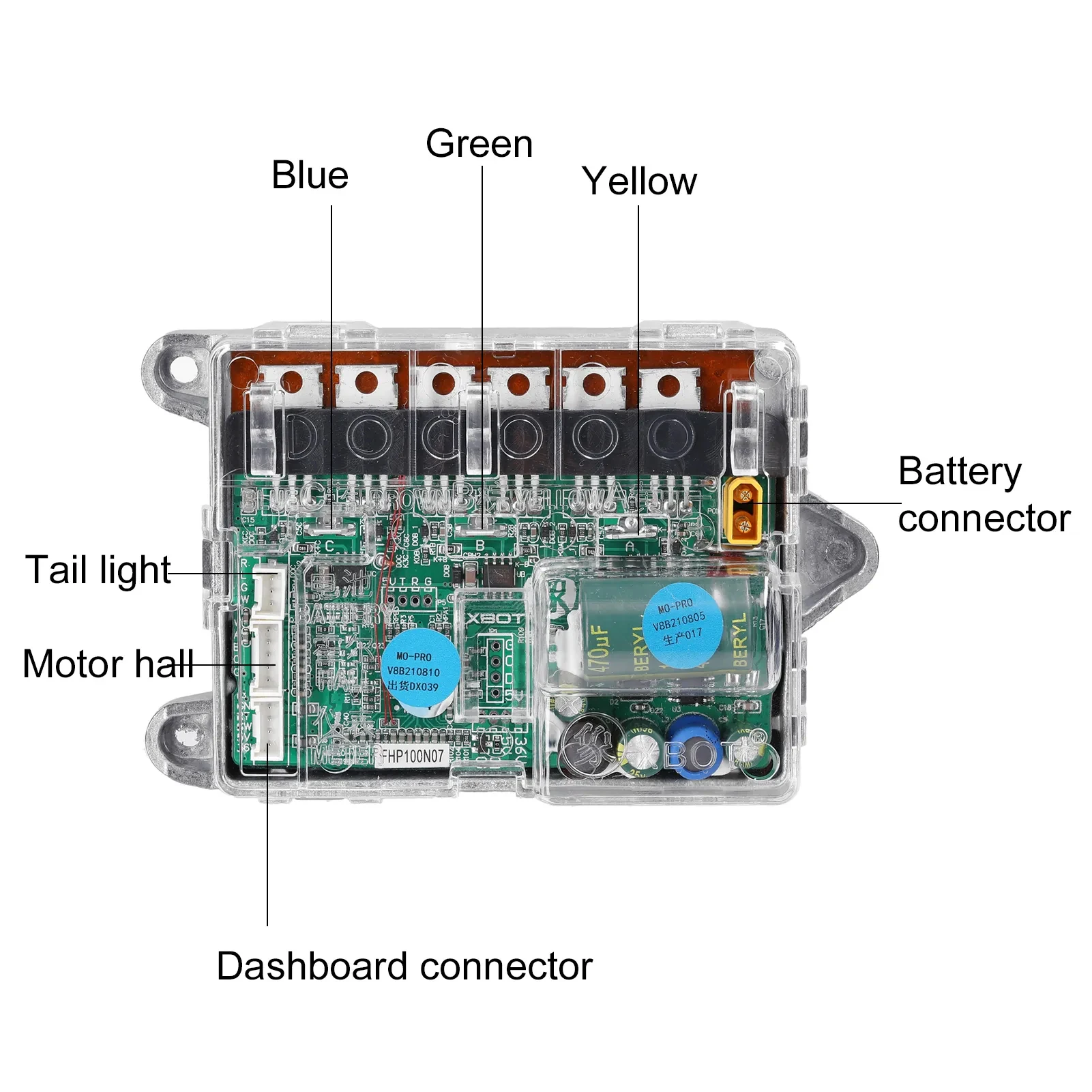 Контроллер материнской платы электрического скутера, цифровой дисплей BT с передней и задней подсветкой акселератора для электрических скутеров M365 / PRO