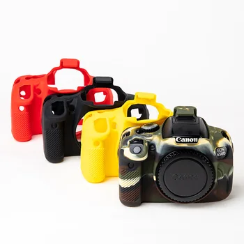 Резиновая Силиконовая Броня Skin DSLR Case Сумка Для Камеры Защитная Крышка Корпуса Мягкая Рамка Чехол для Canon EOS 650D 700D