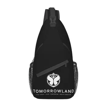 Tomorrowland Sling Bag для Мужчин Крутая Бельгийская Электронная Танцевальная Музыка Плечо Грудь Рюкзак Через Плечо Велоспорт Кемпинг Рюкзак