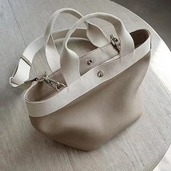 Модная сумка из натуральной кожи, сумка-тоут, сумка-мессенджер из коровьей кожи, сумки через плечо для женщин, роскошная сумка Kpop простого дизайна