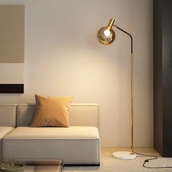 Минималистичный доступный торшер в роскошном стиле, прикроватная тумбочка для гостиной, спальни, креативная вертикальная настольная лампа в американском стиле в стиле ретро