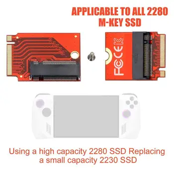 Для Rogally Плата Адаптера SSD M.2 SSD Карта Памяти Riser Converter Плата Переноса 90 Градусов Transfercard Для Rog Ally Handheld