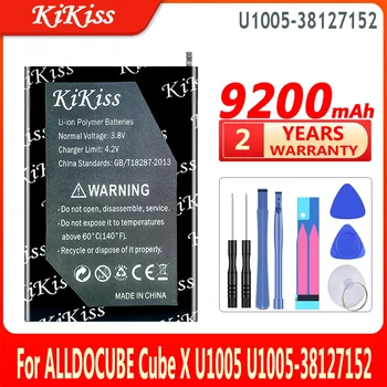 9200 мАч KiKiss Новый Аккумулятор U100538127152 Для ALLDOCUBE Cube U1005-38127152 3977C8 X U1005 Ноутбук Bateria