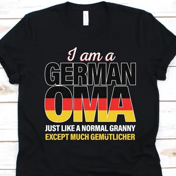 Я немецкий Oma, как и футболка Granny Для бабушек, бабушек и дедушек из Германии