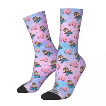 Зимние Теплые носки унисекс в стиле ретро Arale и Poop Dr Slump с аниме, впитывающие пот Баскетбольные Носки