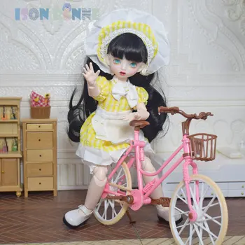 СИСОН БЕННЕ Мини Милая девочка кукла 12 дюймовая игрушка для детей, раскрашенное вручную лицо, макияж, полный комплект одежды