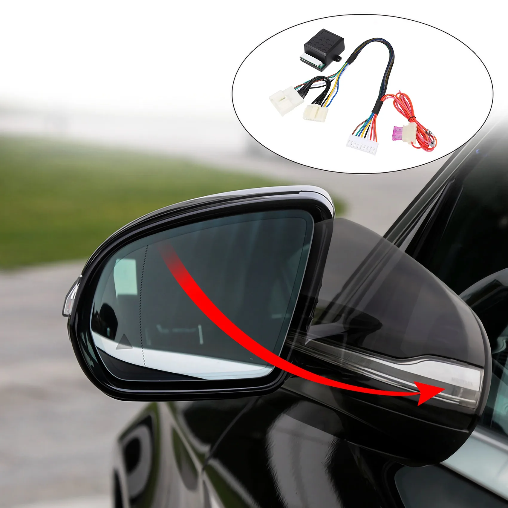 Комплект Складывания и Раздвигания Боковых Зеркал для Toyota RAV4 2020 LHD Plug &